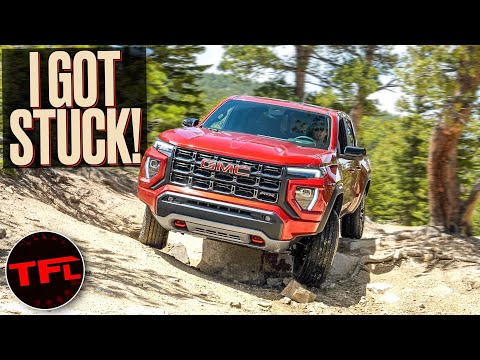 Finding The Limit In The 2023 GMC Canyon AT4: Can It Handle This Tough Off-Road Trail?