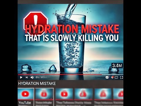 Hydration Mistake That is Slowly Killing You