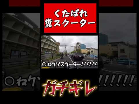 クソ運転スクーター滅びろ #motovlog #危険運転 #モトブログ #バイク