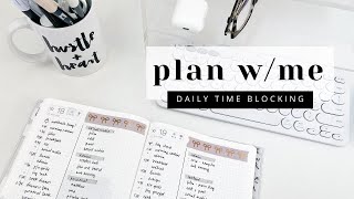 Plan with Me in My Hobonichi Cousin // how I time block