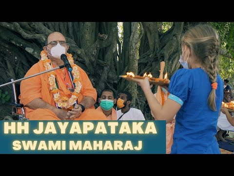 Meeting His Holiness Jayapataka Swami Maharaj - Parikrama comes to an end