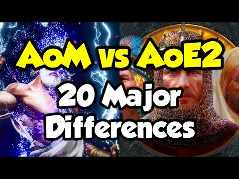 Age of Mythology vs AoE2: 20 Major Differences (for beginners)