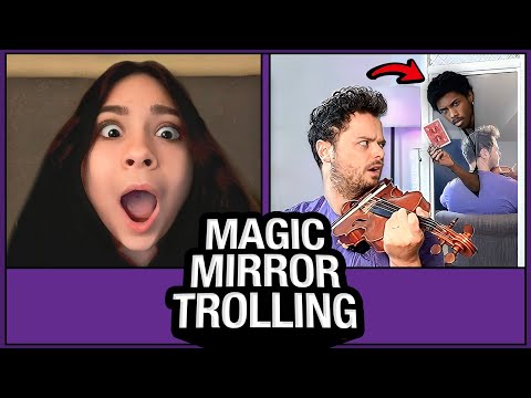 MAGIC MIRROR TROLLING on OMEGLE