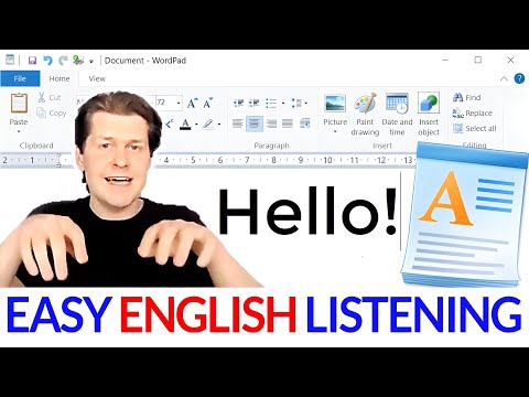 Using a Word Processor 📝 Learn English Verbs & Vocabulary: Easy Beginner Comprehensible Input Lesson