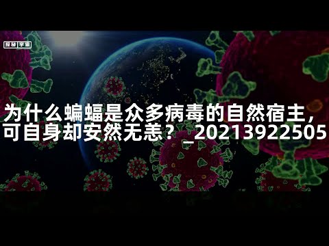 为什么蝙蝠是众多病毒的自然宿主，可自身却安然无恙？_20213922505