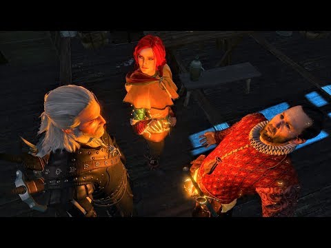 Triss Plays with Balls of Witch Hunter Messenger (Witcher 3 | Geralt in Novigrad)