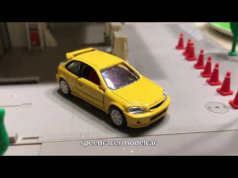 Tomica Premium TP37 Honda civic Type R 動態賞車 Unboxing