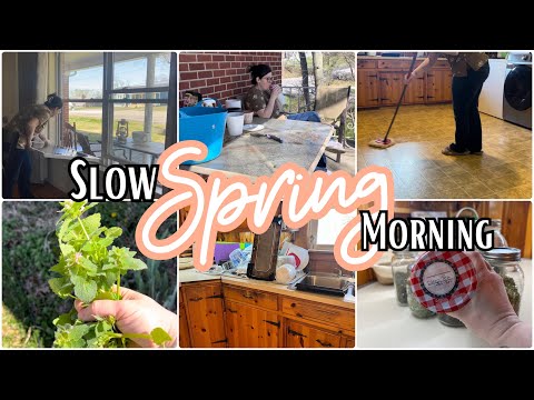 Spring Homemaking || A Slow Spring Morning