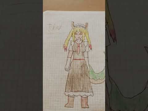 Dibujo de Tohru #anime #anime #drawing #dragonmaid