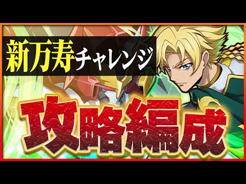 【深遠の万龍】新万寿チャレンジをジノで攻略！多色を彩る環境リーダー！【パズドラ】