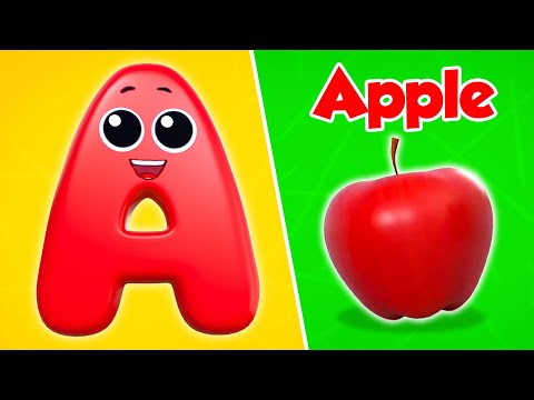 ABC Phonics Song - A for Apple, Nursery Rhymes & Kids Learning Videos