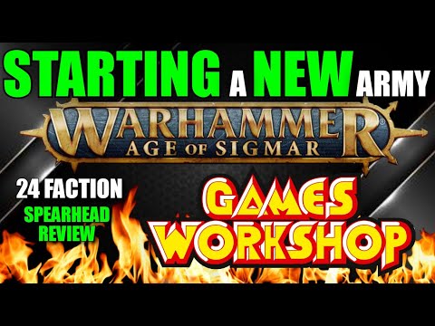 START Warhammer Age of Sigmar from SCRATCH!  ALL 24 Faction Spearhead Boxes Beginner's GUIDE #NewAoS