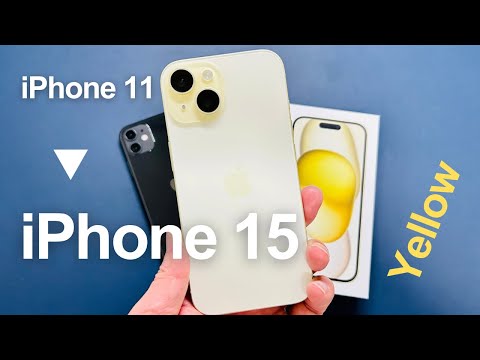 字幕のみ【iPhone 15】イエロー開封レビュー！iPhone 11から乗り換え