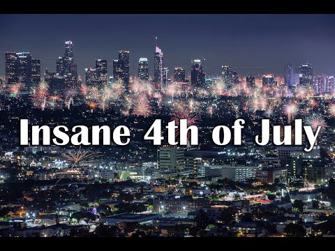 ABSOLUTELY INSANE FIREWORKS-Los Angeles, California 4th of July