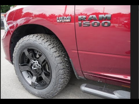 2018 RAM WITH 20 INCH KMC ROCKSTAR 2 RIMS & BFG K02 TIRES