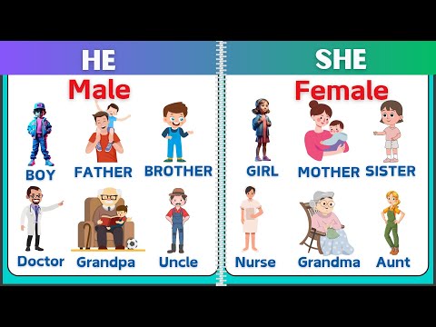 He and She Use for kids | Understanding “He” and “She” in English | Quick Grammar Tips | He and She