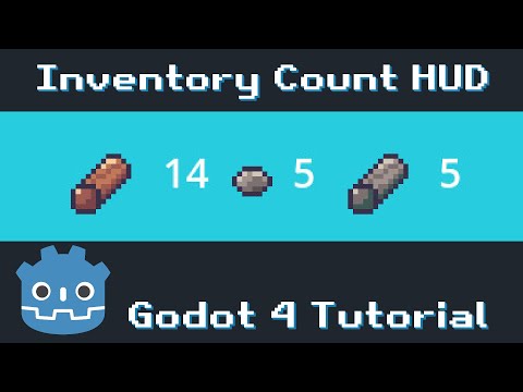 Making a Inventory Resources Count HUD - Godot 4 Resource Gathering Tutorial