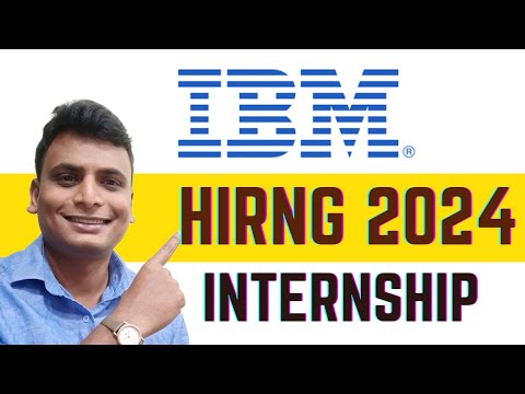 IBM Official Hiring 2024 | Internship For College Students | IT Internship