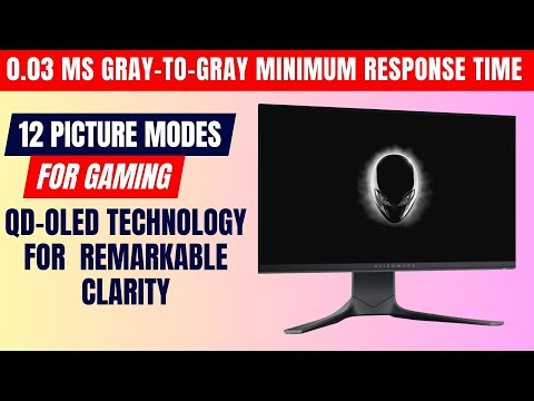 Alienware AW2725DF Gaming Monitor (360hz Refresh Rate For Superb Motion Clarity)