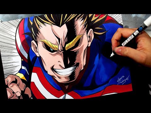 Speed Drawing - ALL MIGHT [BOKU NO HERO ACADEMIA]