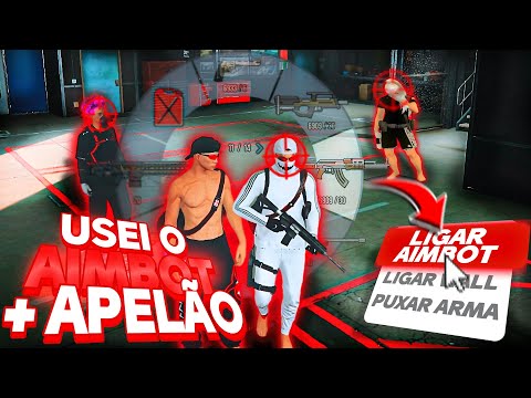 Usando AIMBOT DEITEI A TROPA DOS PLAYERS CHORÃO , CHAMOU ADM PRA ME BANIR GTA RP