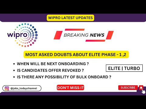 WIPRO ONBOARD UPDATES | MARCH ONBOARDNG | OFFER REJECTION | ELITE & TURBO | 2022 BATCH |