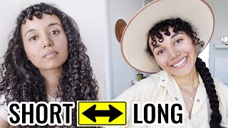 How to Change the Length of Curly Bangs