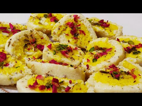 बिना दूध और मावे की दो रंग की नारियल की बर्फी। how to make coconut burfi without milk and khoya