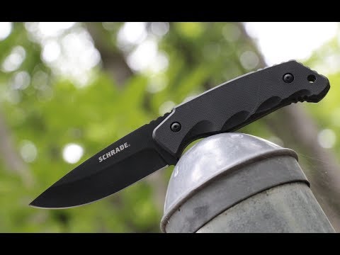 NEW! Schrade SCHF49 Compact, Fixed Blade Tactical Knife