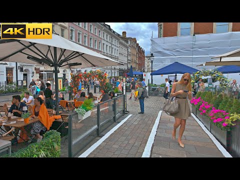 London’s Covent Garden Cloud Decoration - Aug 24 | A London Walk [4K HDR]