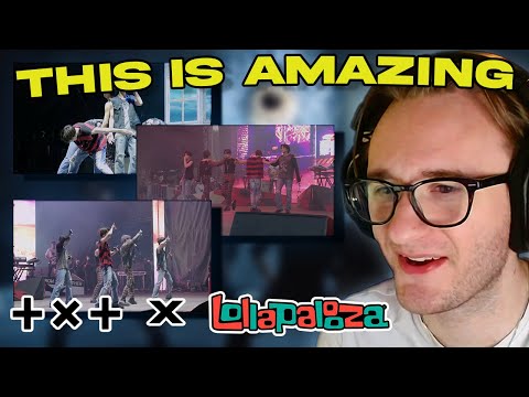 REACTING TO TXT LIVE @ LOLLAPALOOZA | 'Good Boy Gone Bad', 'LO$ER=LO♡ER' & '0X1=LOVESONG'