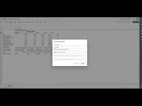 Microsoft Excel Online  - The Insert Tab