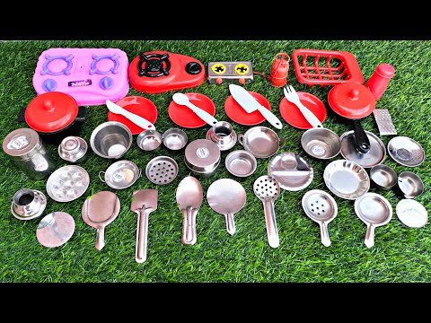 Diy Unboxing Amazing Mini Plastic And Steel Kitchen Set @miniclay5092 @existclay