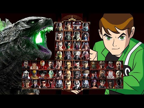 Mortal Kombat 9 - GODZILLA & BEN 10 - Expert Tag Ladder - Gameplay @(1080p) - 60ᶠᵖˢ ✔