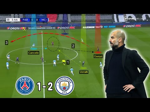 Pep Guardiola's Two No.10s & Wide Triangles | PSG vs Man City 1-2 | Tactical Analysis by Nouman