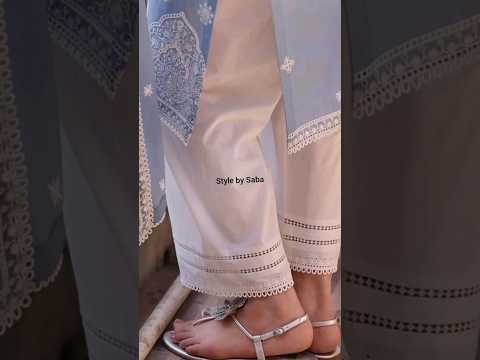 Eid special  trousers  designing  ideas #2024 #stitchingideas #ytshorts #viral #summer