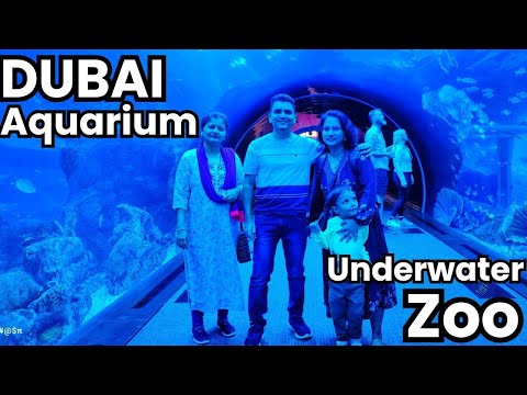 Dubai Aquarium | Underwater water Fish Tunnel Dubai | Dubai Aquarium Sharks🦈 | Dubai Mall Aquarium