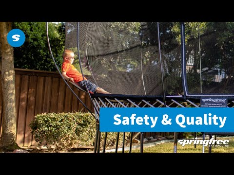 Springfree Trampoline - Safety and Quality