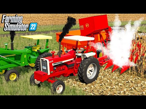 OLD IRON CORN HARVEST GOES WRONG!? (SURVIVAL FARMING)