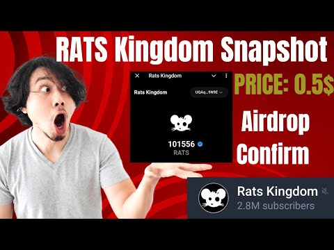 Finally Rats 🐁 Kingdom Snapshot Completed 🔥 Next Snapshot on 10 JANUARY || Rats Tokens Price Leaked