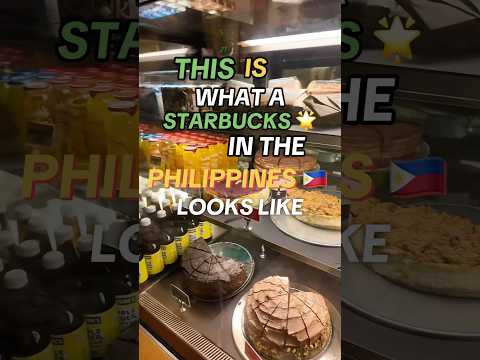 Filipino Starbucks 🇵🇭🏝️💕 #shorts