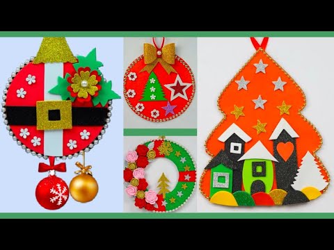 4 Creative ways to Decorate your Walls for Christmas | Modern DIY Christmas Decorations | Craft Idea