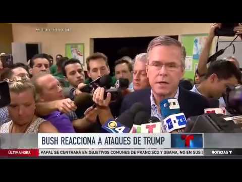 Video: Jeb Bush dice que Trump no es conservador