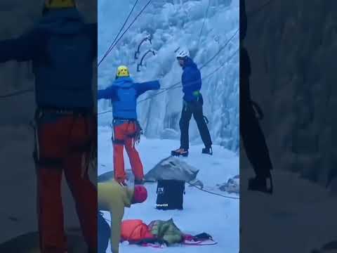 🏔️Ice climbing wangyibo #shorts #wangyibo #wangyibo王一博 #yibo #iceclimbing #climbing #chinesetopstar