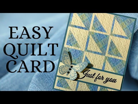 Create A Stunning Quilt-inspired Card For Every Celebration! #paperquiltcards #cardmaking