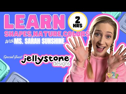 Learn Shapes, Nature, Colors and Numbers | Best Toddler Video | Miss Sarah Sunshine