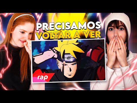 REACT Rap do Boruto - FILHO DE UM HOKAGE | 7 Minutoz | CR Reacts