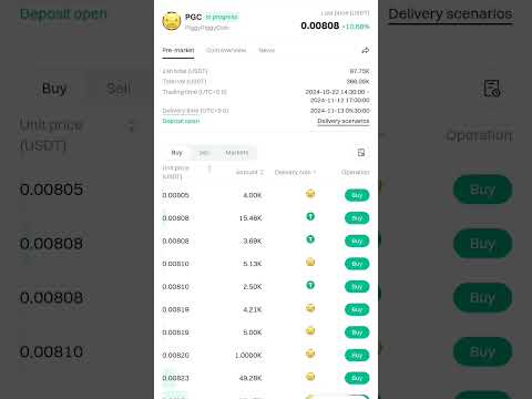 Piggypiggy premarket price pump 💸💸 #shorts #yiutubeshort #piggypiggy #pgc