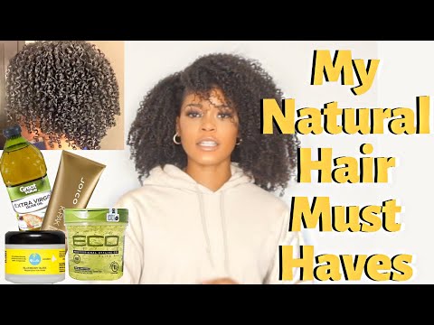 Favorite NATURAL HAIR Products | My CURLY HAIR Product Necessities for Type 4 Hair