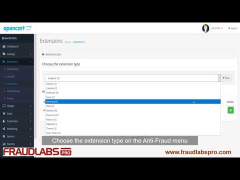 How to set up fraud protection in OpenCart 3.0.2.0